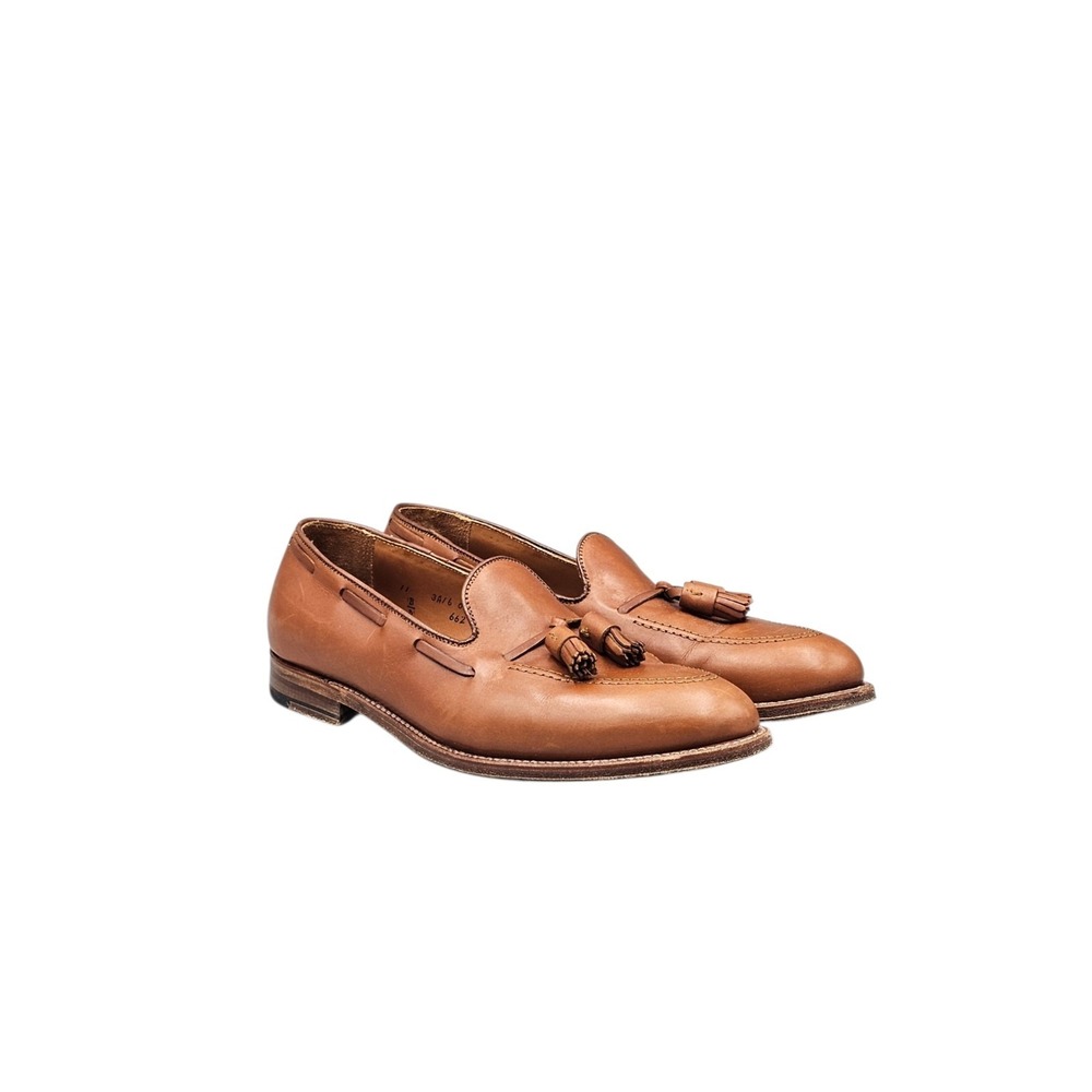 Alden Men's Size 11 B/D US EUC 662 Brown Calfskin Tassel Dress Loafers Shoes